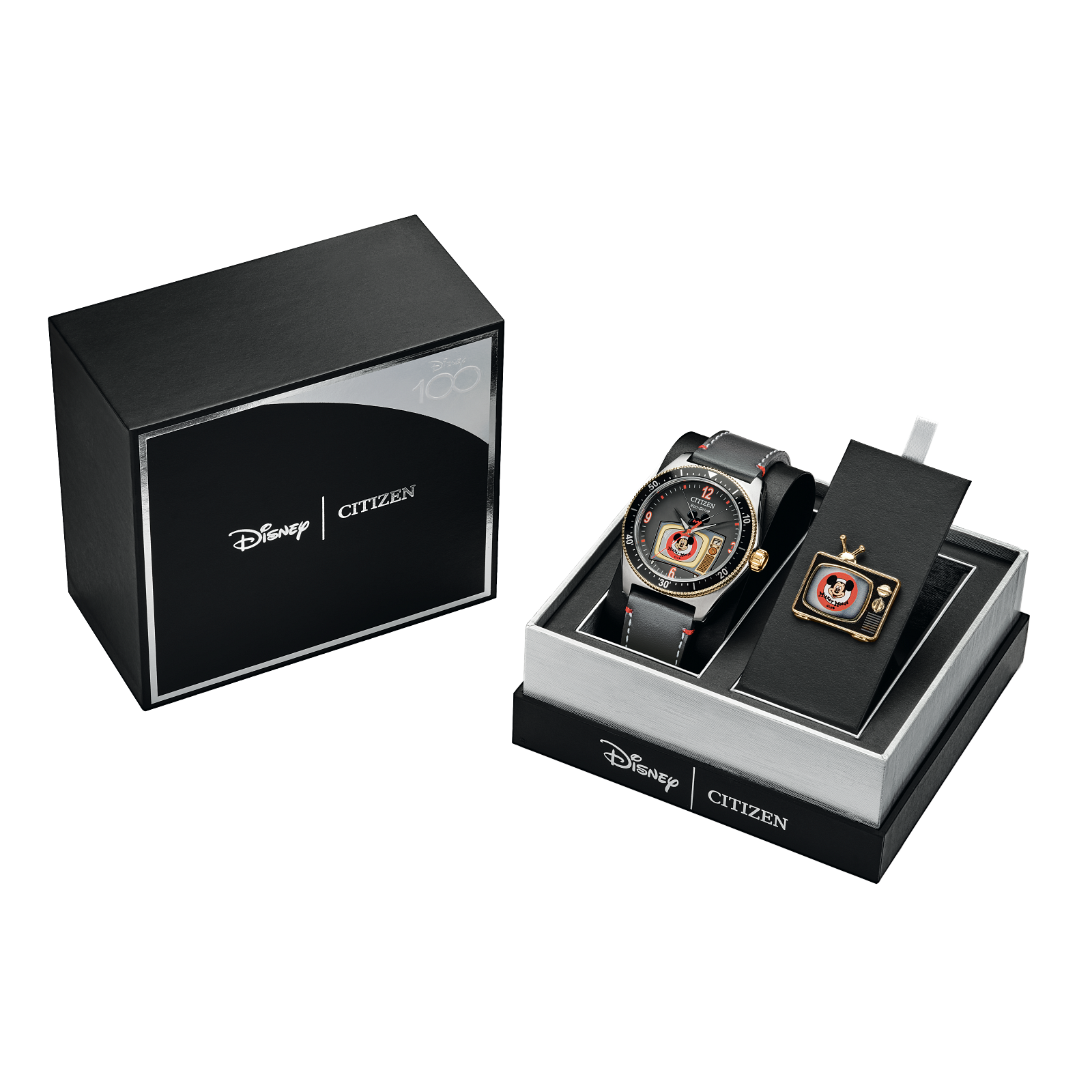 Reloj Citizen Mickey Mouse Club Disney100 Boxed Set AW1794-47W | Elegancia relojería